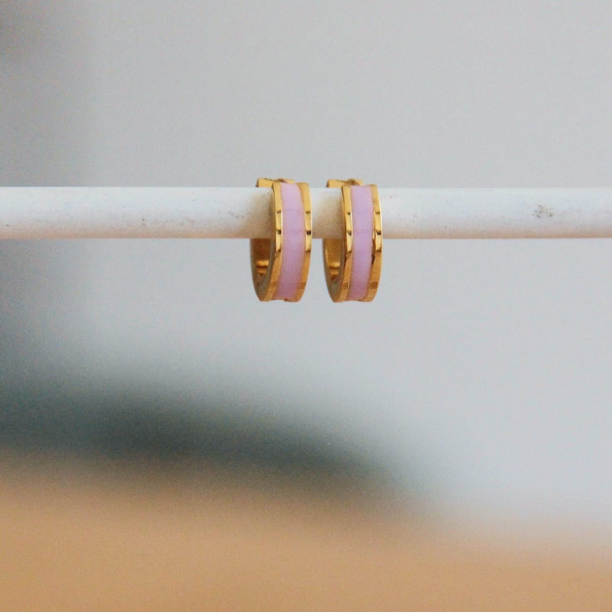 Tina Ohrringe (Gold/Lila)