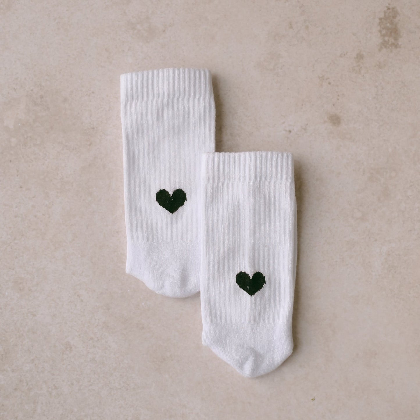Socken Herz schwarz