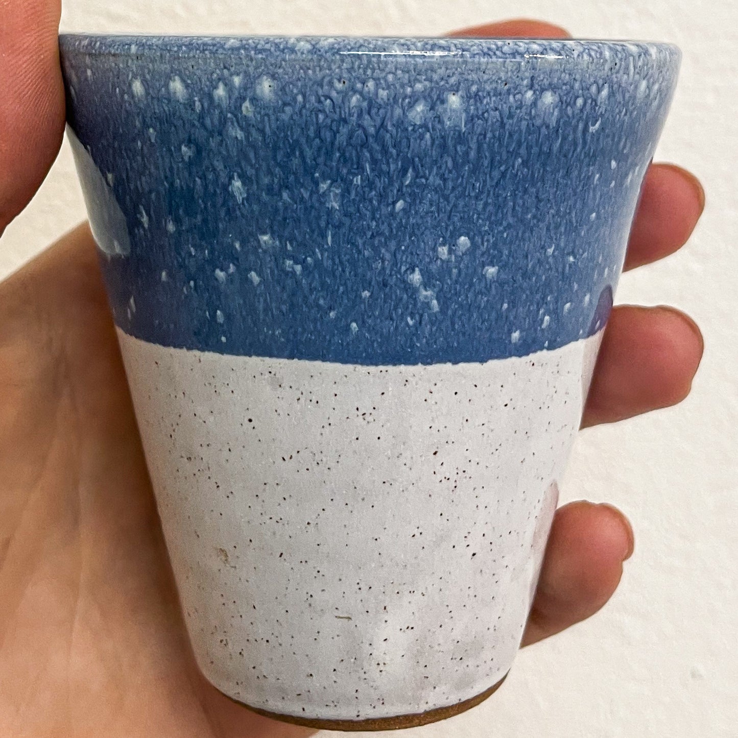 Kerze im Keramikbecher + Geschenkbox - Grüner Tee & Zitrone