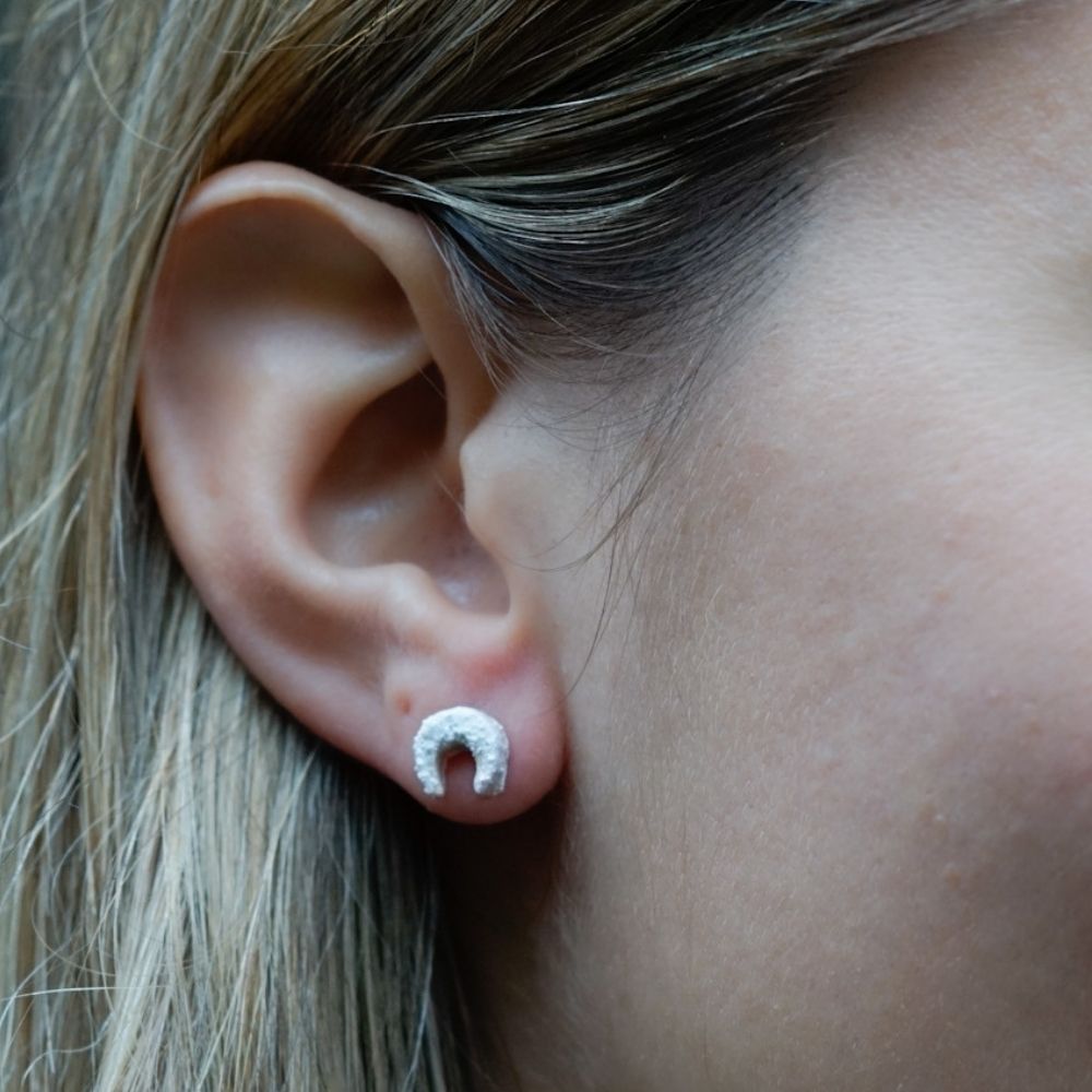 Vanillekipferl Keks Ohrringe Stecker