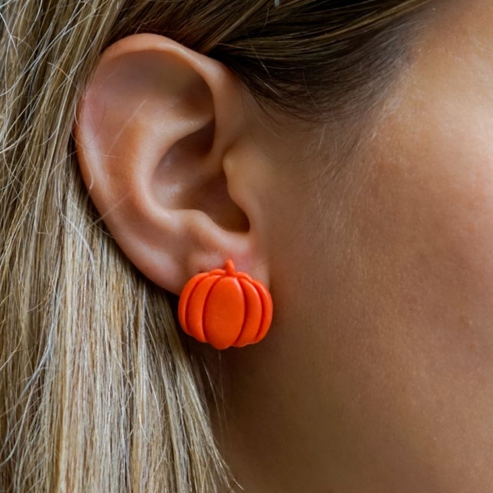 Kürbis Ohrringe Stecker