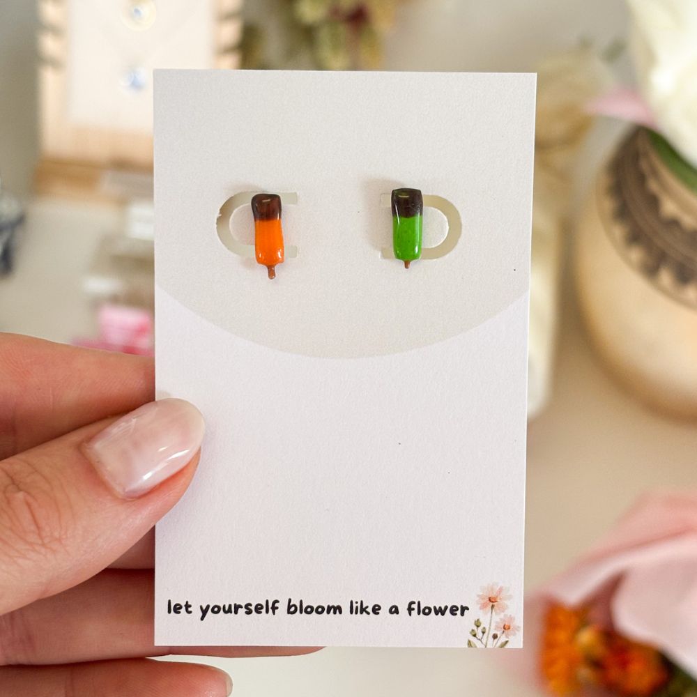 Eis Ohrringe Stecker (Jetzt vorbestellen Lieferung ab 06.08.2025)