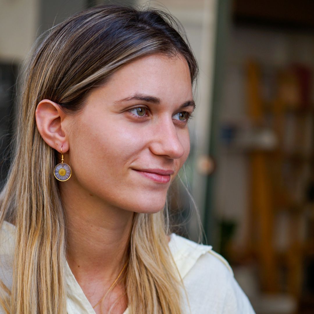 Nora Ohrringe Gänseblümchen