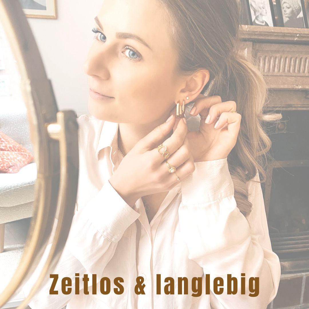 Tina Ohrringe (Gold/Lila)