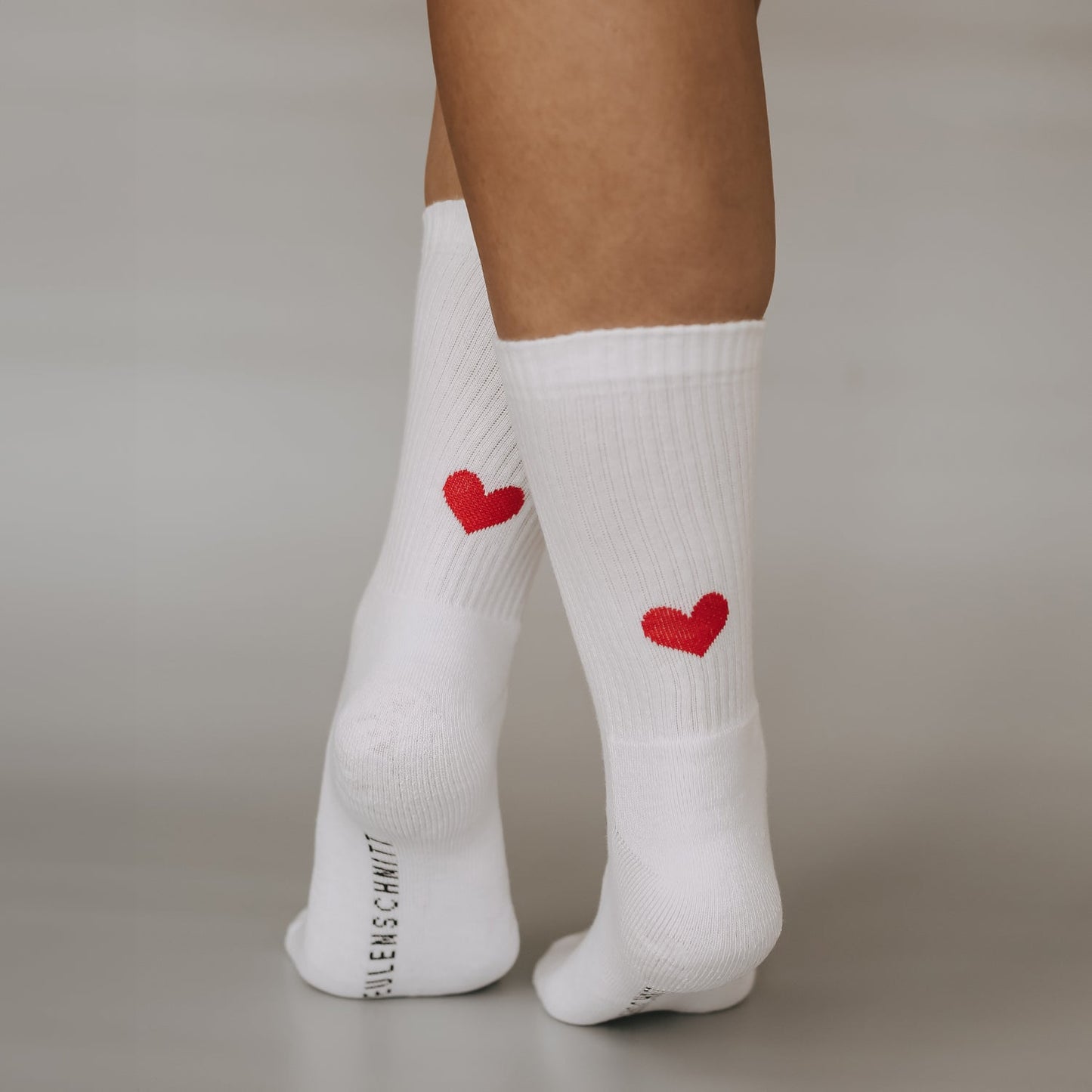 Socken Herz rot
