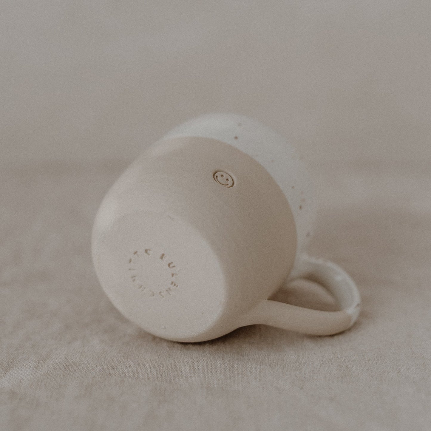 Smiley Cappuccino-Tasse klein