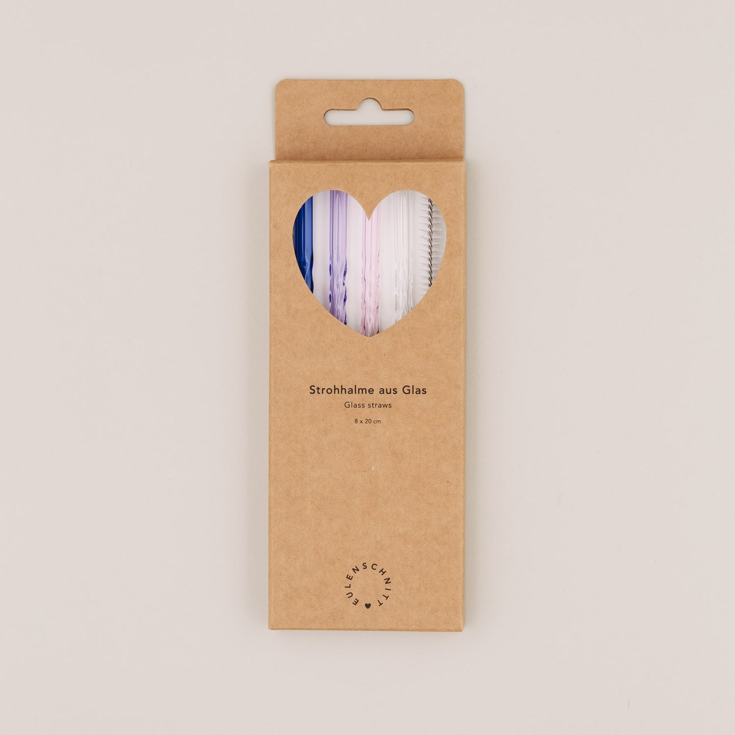 Glas Strohhalme (4er Set) - verschiedene Varianten