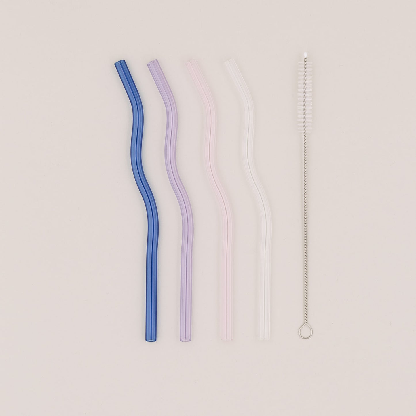 Glas Strohhalme (4er Set) - verschiedene Varianten