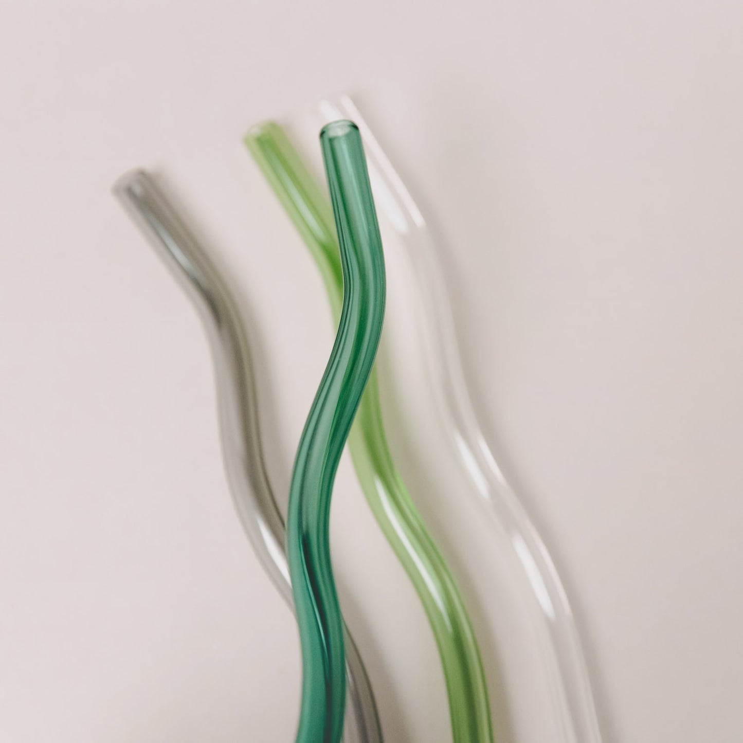 Glas Strohhalme (4er Set) - verschiedene Varianten