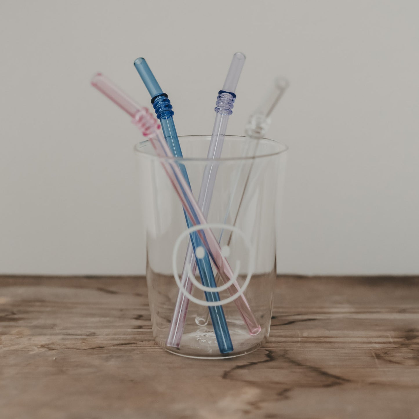 Glas Strohhalme (4er Set) - verschiedene Varianten