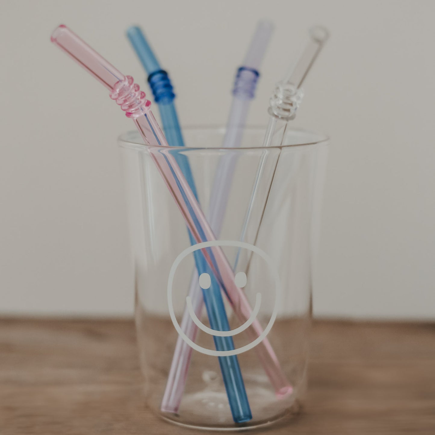 Glas Strohhalme (4er Set) - verschiedene Varianten
