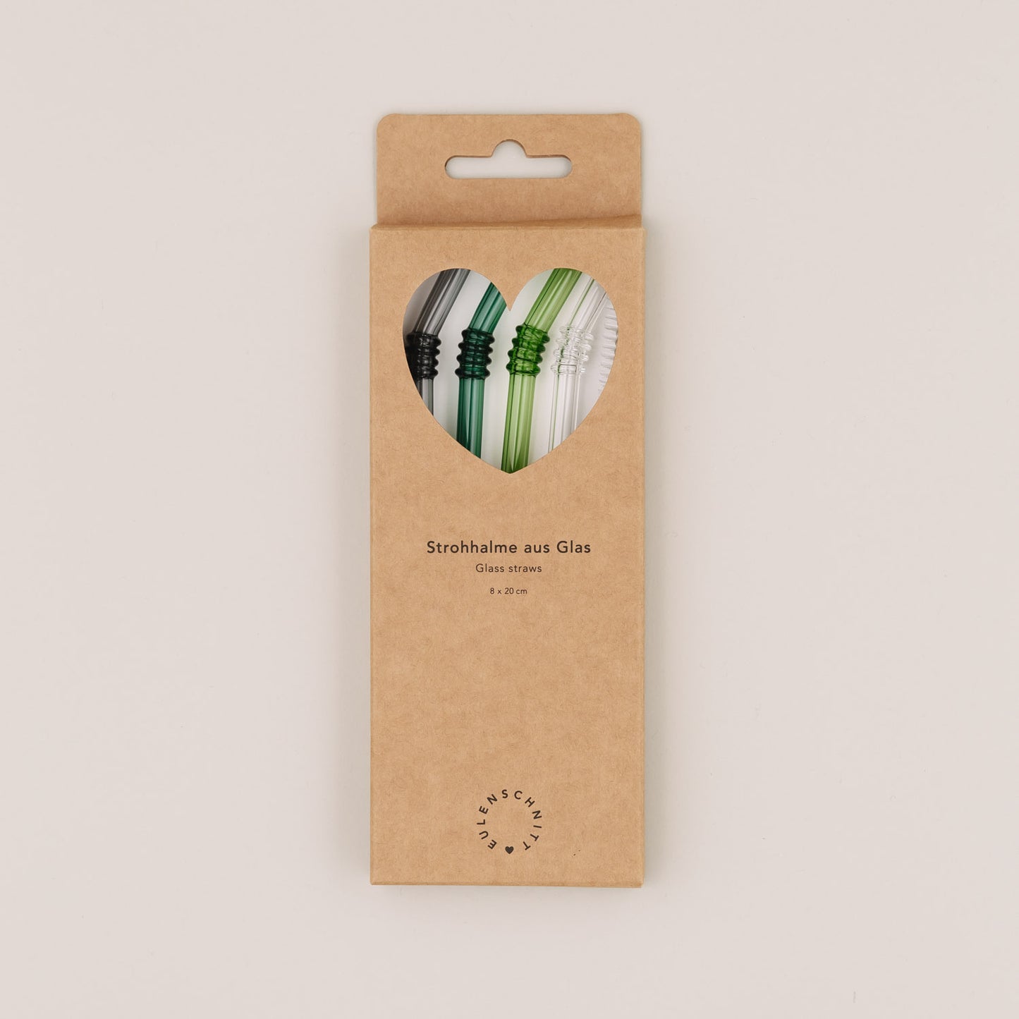 Glas Strohhalme (4er Set) - verschiedene Varianten