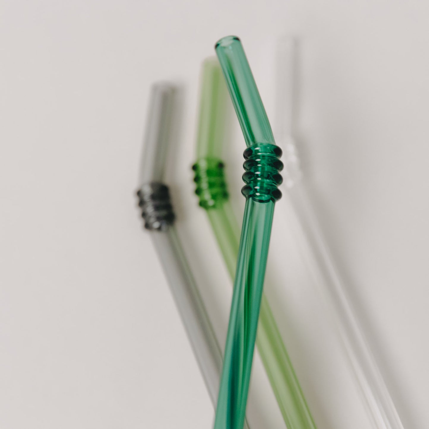 Glas Strohhalme (4er Set) - verschiedene Varianten