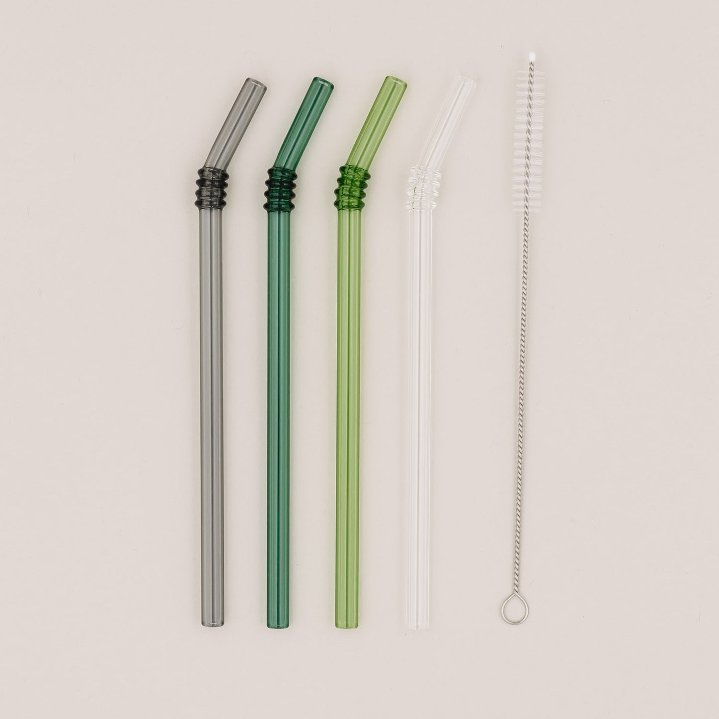 Glas Strohhalme (4er Set) - verschiedene Varianten