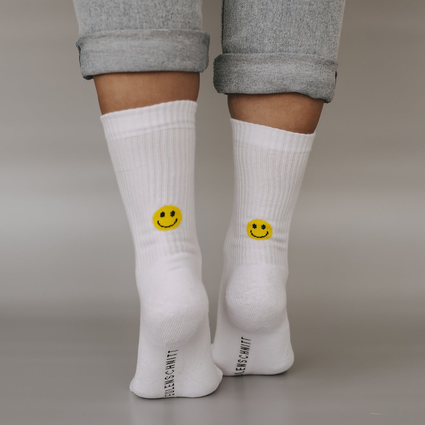 Socken gelb Smiley