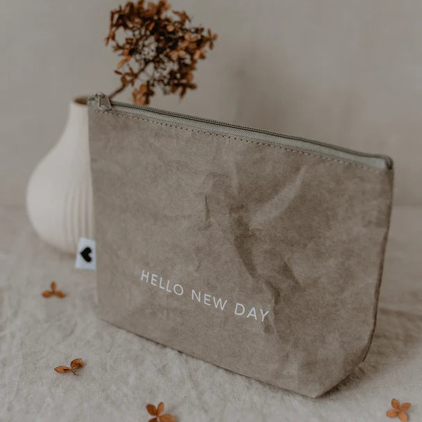 Kosmetiktasche Eulenschnitt - Hello new day