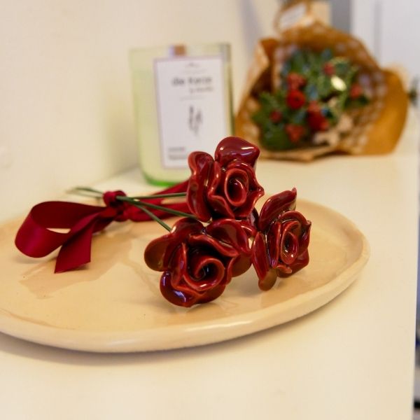Rosige Aufmerksamkeit Blumenstrauß