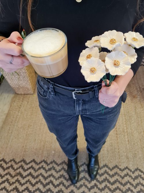 Kaffee in Wien mit Keramik Dekoration