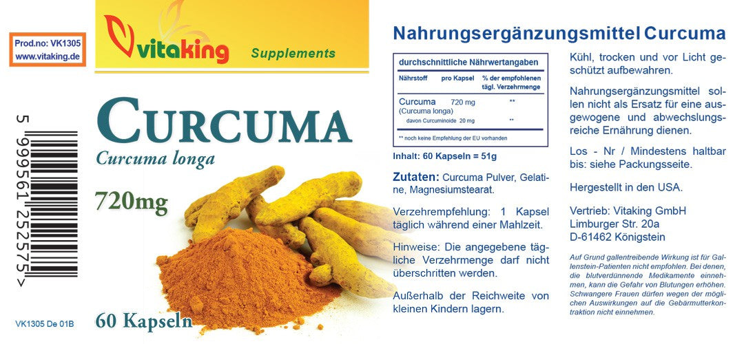 Packung Curcuma