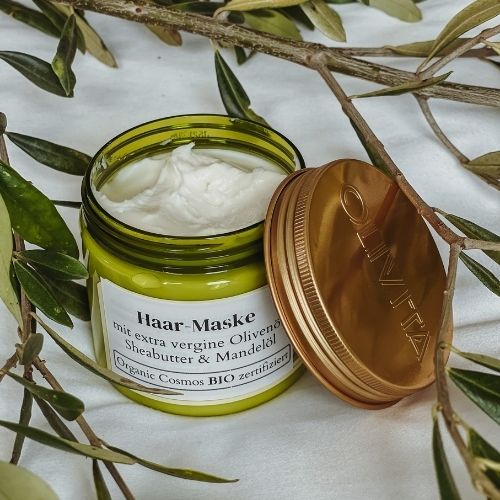 Haar Maske mit Sheabutter und Mandelöl