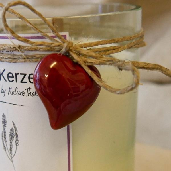 Glücksherz + Nachrichtenkärtchen + Stab