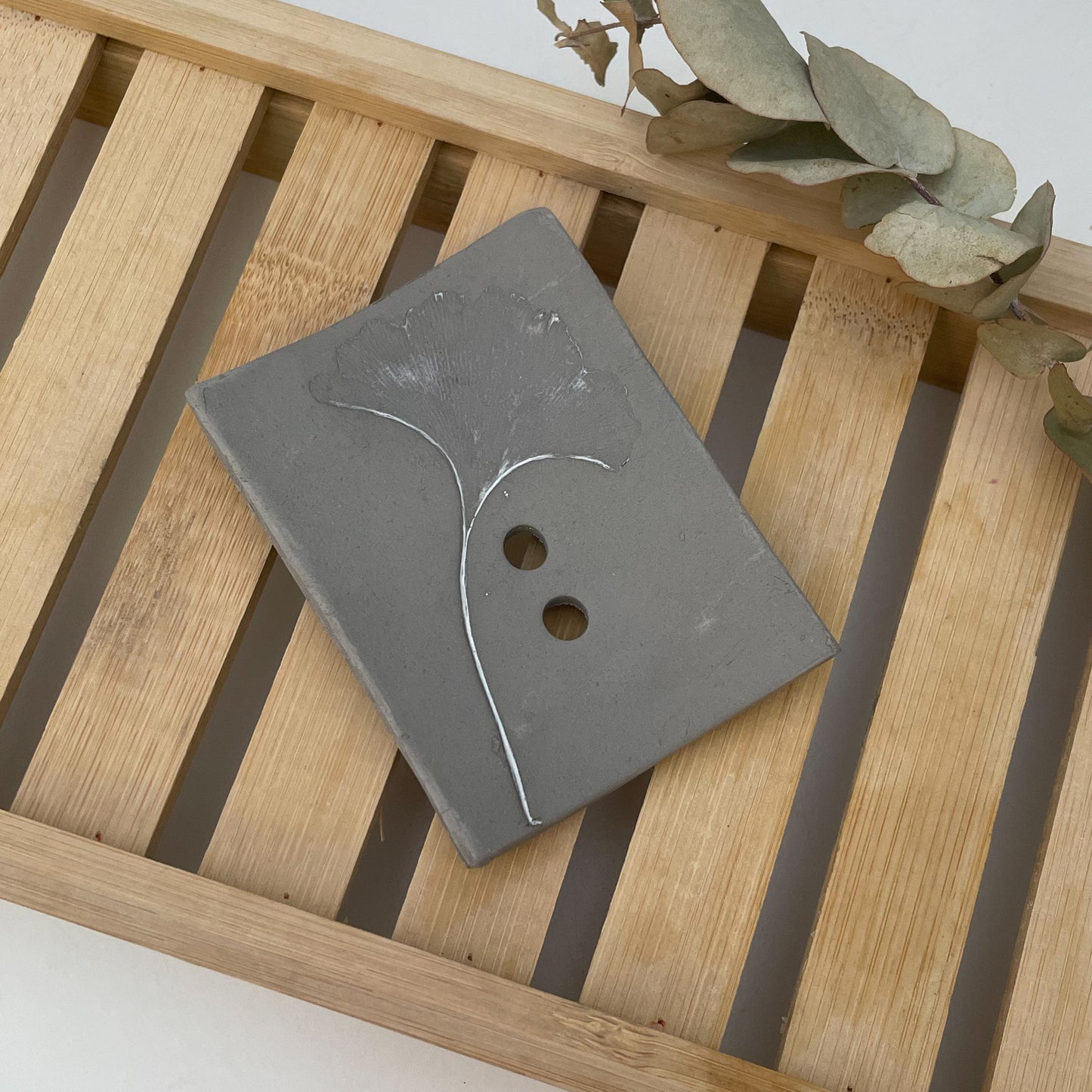 Hephaistos Seifenschale (matt, unglasiert, klein)