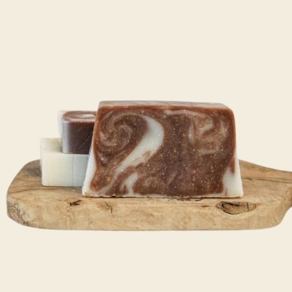 Schokolade küsst Minze Naturseife