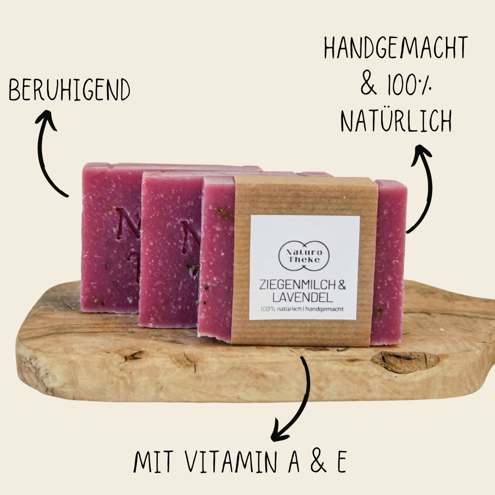 Ziegenmilch Lavendel Naturseifen