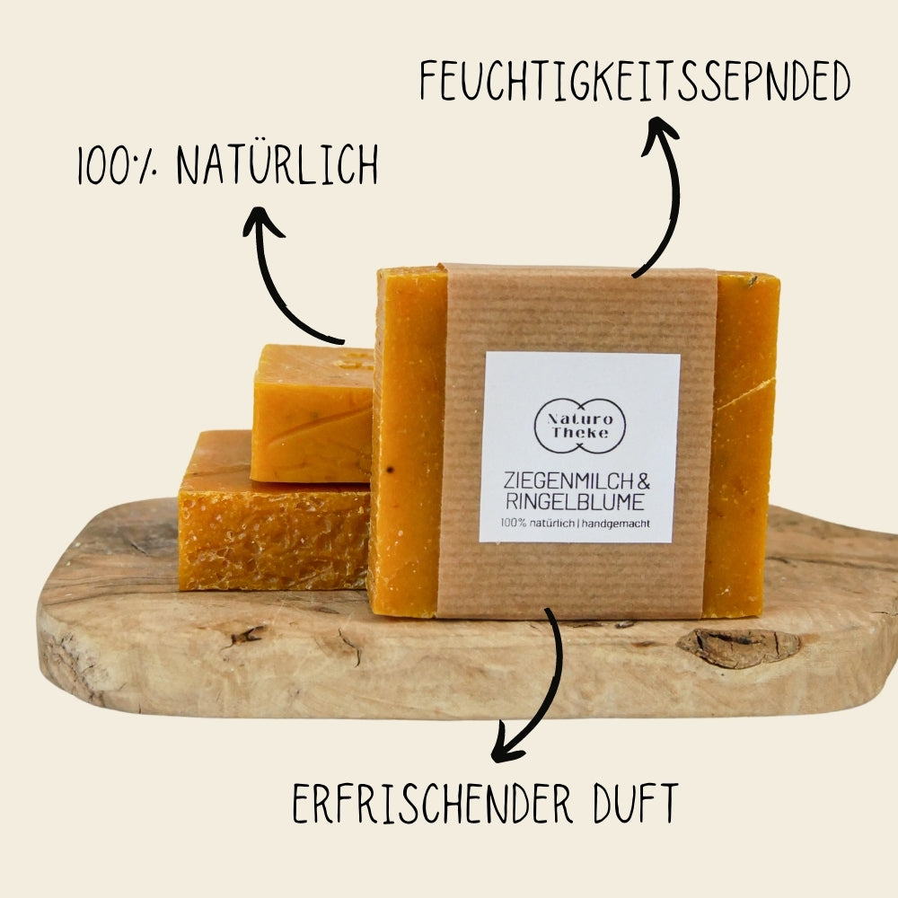 Ziegenmilch & Ringelblume Naturseife