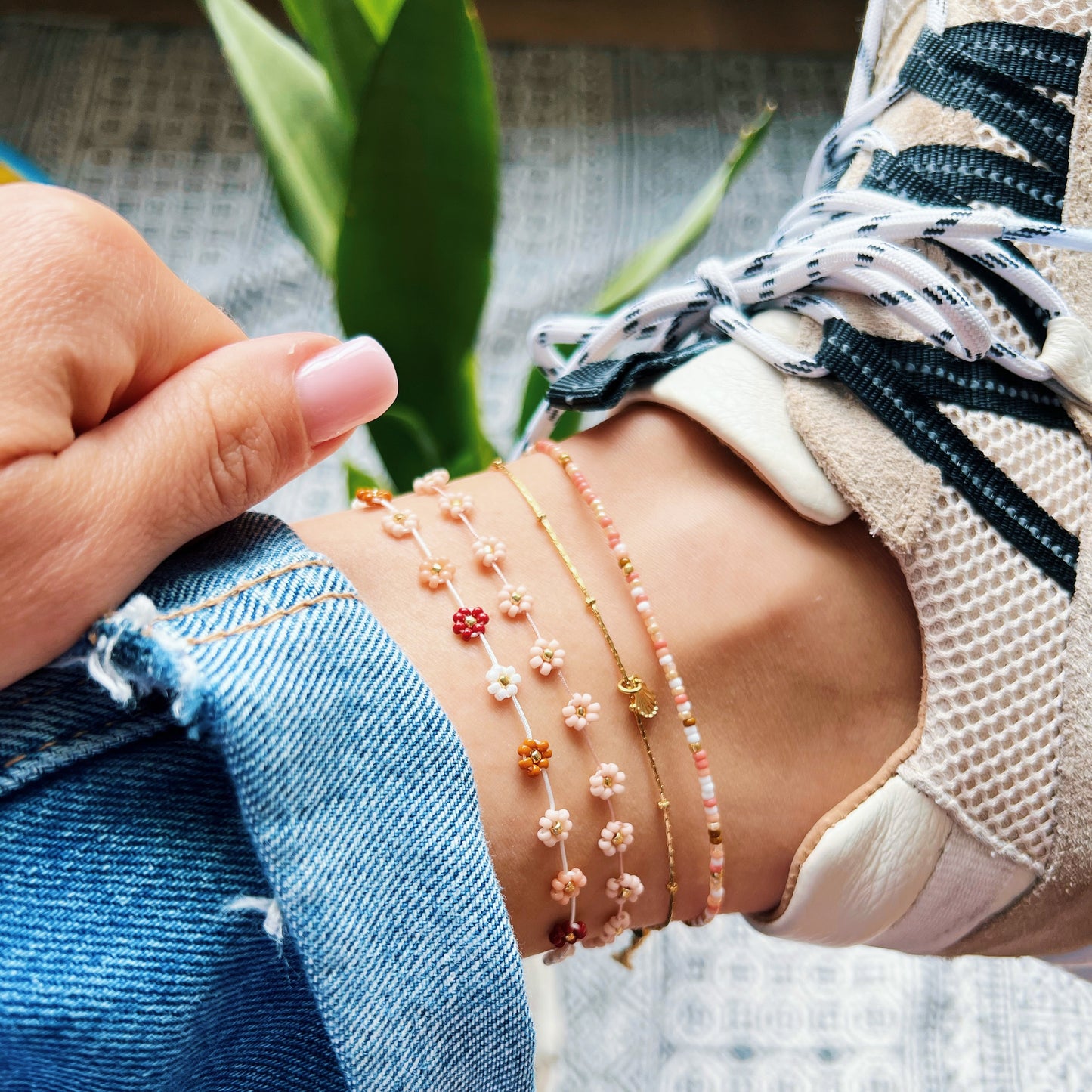 Daisy Flower Armband