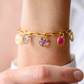 Wildblumen Charm Armband