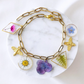 Blumenbiene Charm Armband