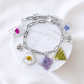Blumenbiene Charm Armband