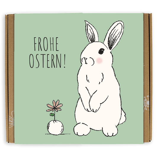 Geschenkbox groß mit Samenkugeln - Frohe Ostern