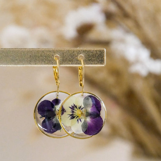 Fiona Ohrringe Veilchen