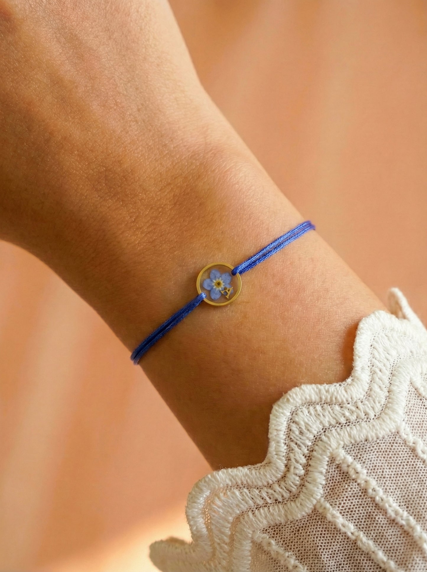 Vergissmeinnicht Armband - personalisiert