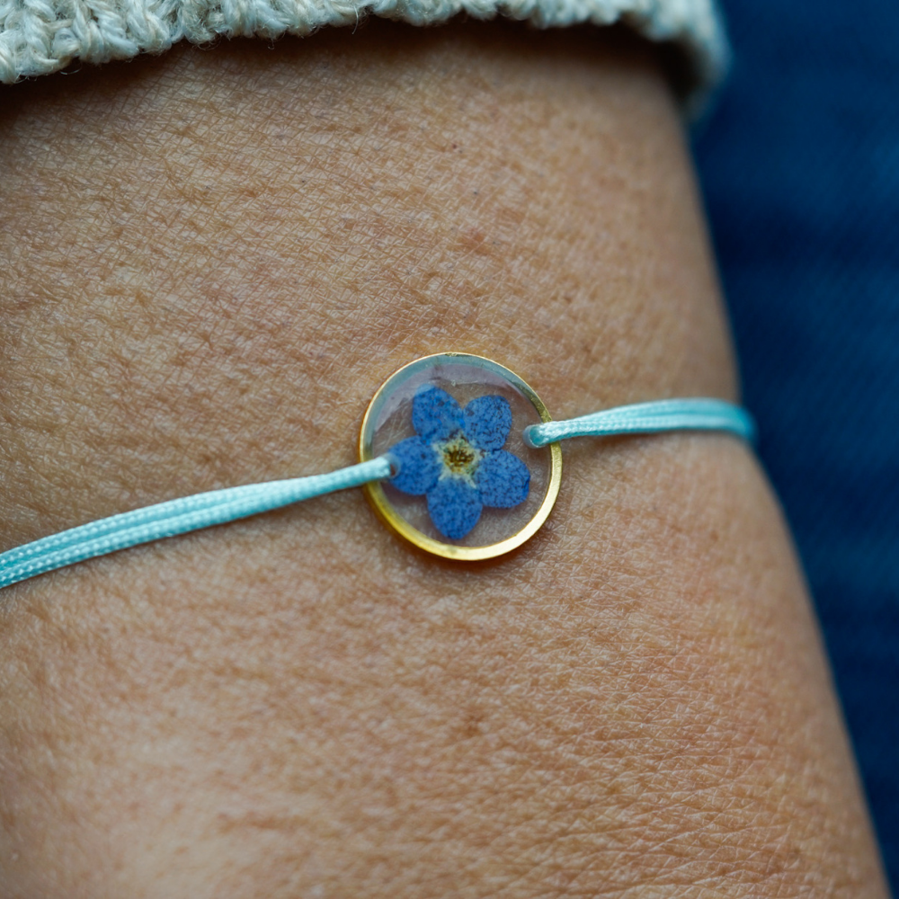 Vergissmeinnicht Armband - personalisiert