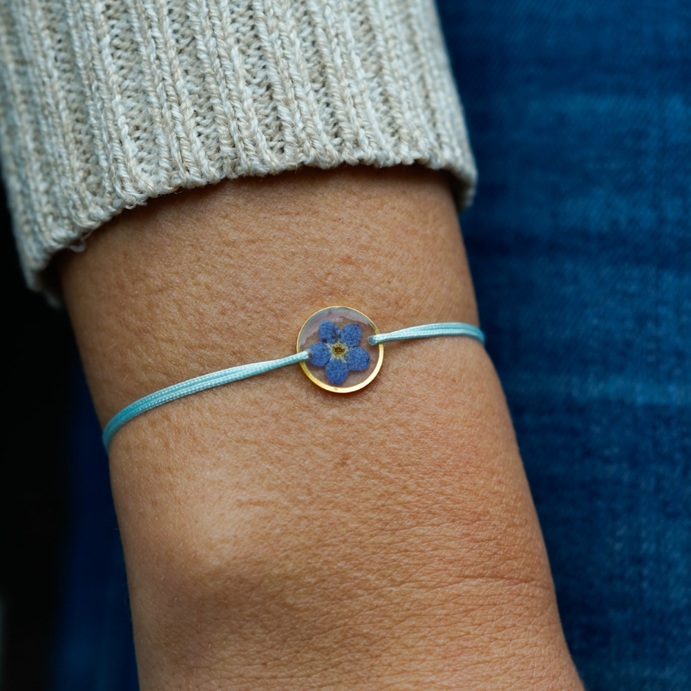 Vergissmeinnicht Armband - personalisiert