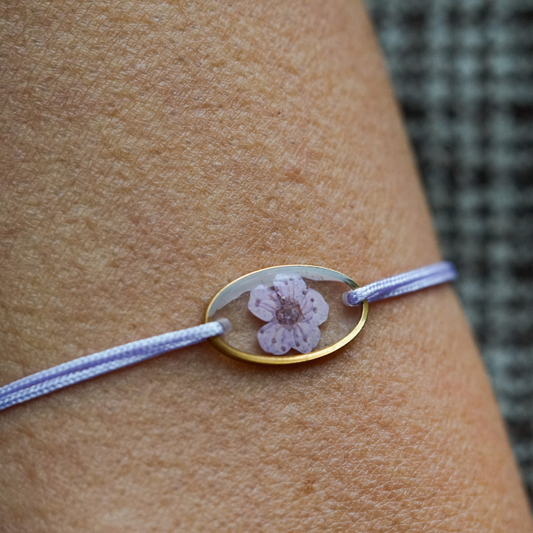 Purple Blush Armband oval