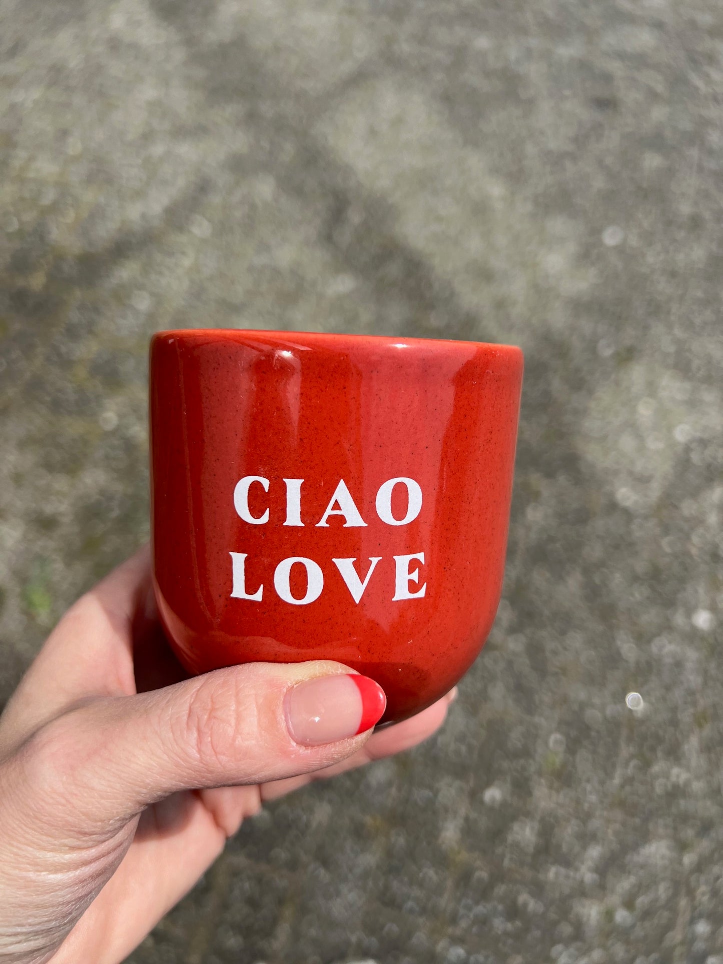 Ciao Love Becher