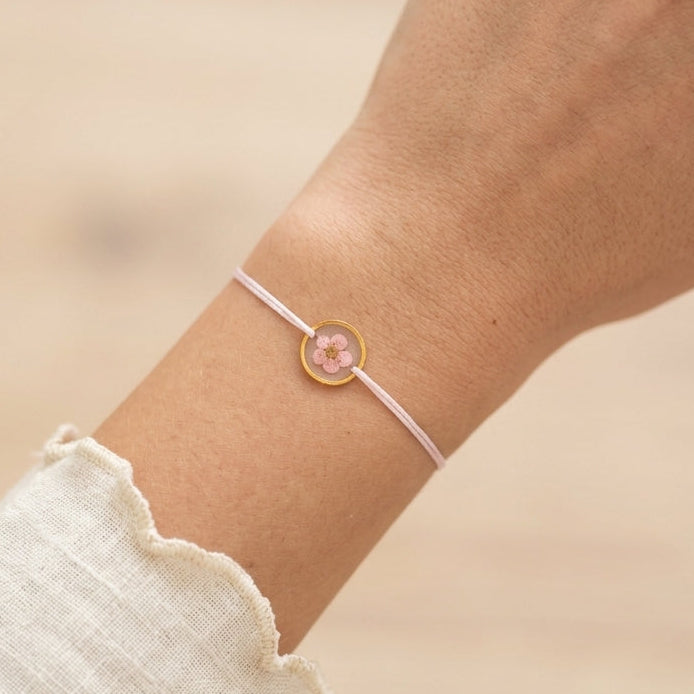 Flor Armband Rosa