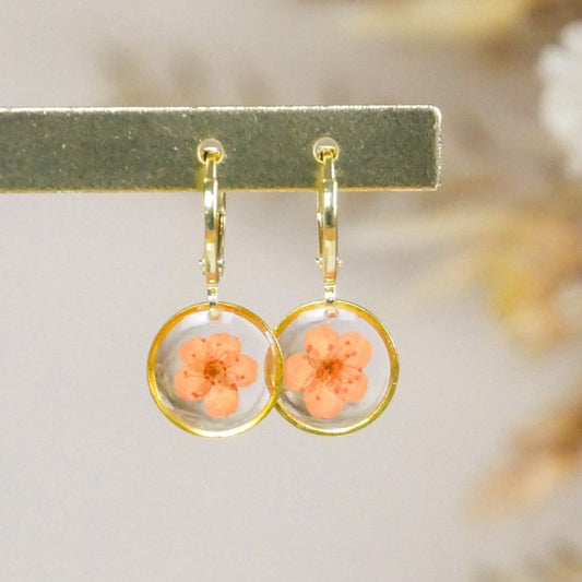 Flor Ohrringe - orange