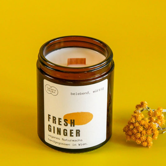 Fresh Ginger Kerze im Tiegel + Geschenkbox