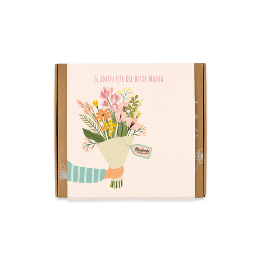 Geschenkbox groß mit Samenkugeln - Für die beste Mama
