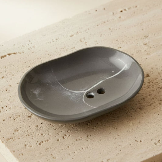 Ginkgo Seifenschale (kleinere Größe)