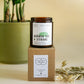 Grüner Tee Kerze im Tiegel + Geschenkbox