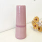 Handgemachte Keramik Vase schmal rosa