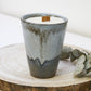 Kerze im Keramikbecher + Geschenkbox - Litsea Cubeba