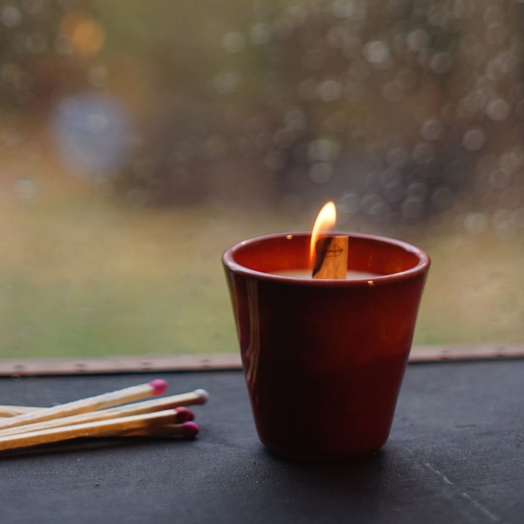 Kerze im Stamperl + Box