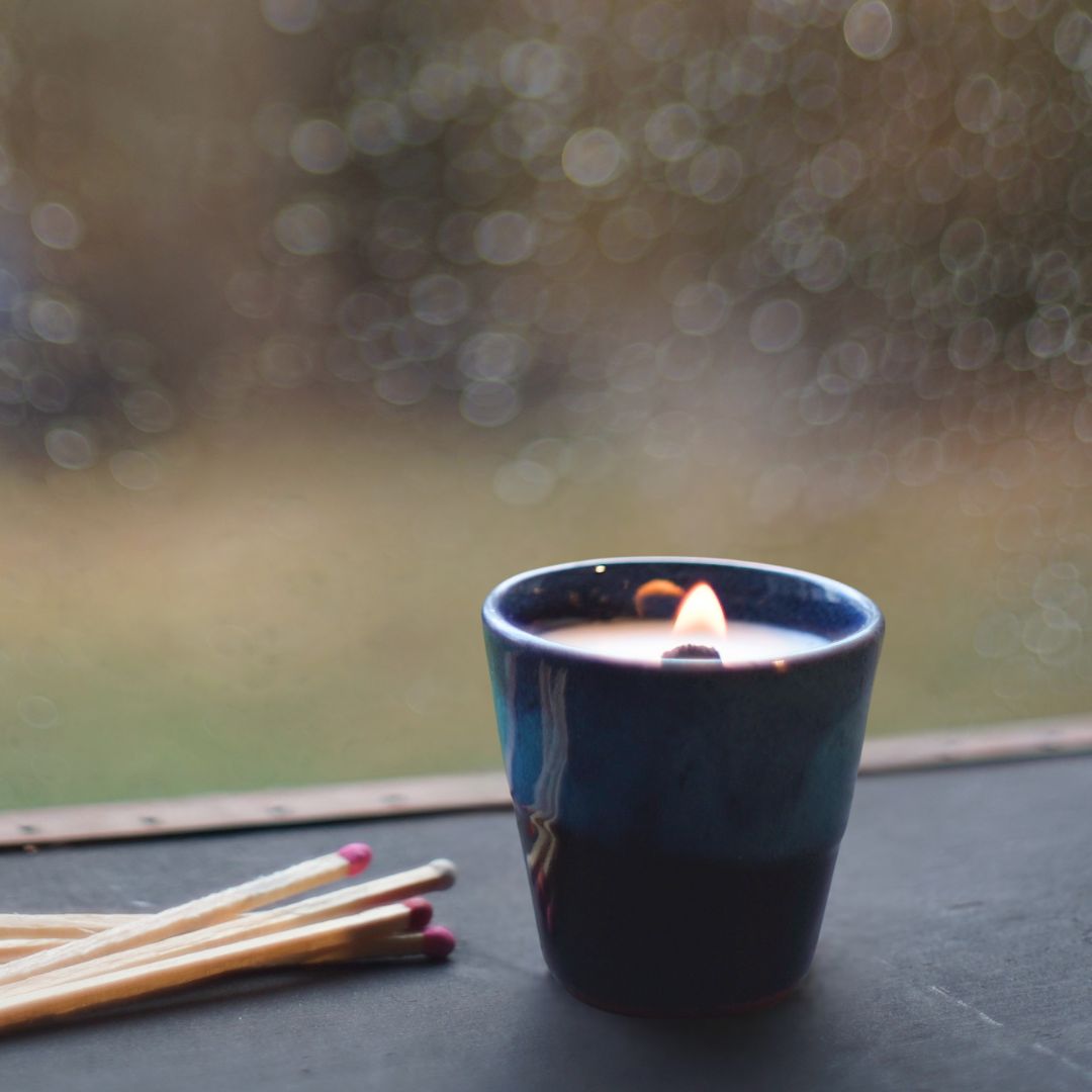 Kerze im Stamperl + Box
